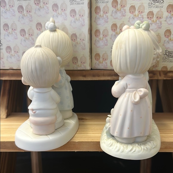 Precious Moments Pastel Figurine Set - Picture 6 of 6